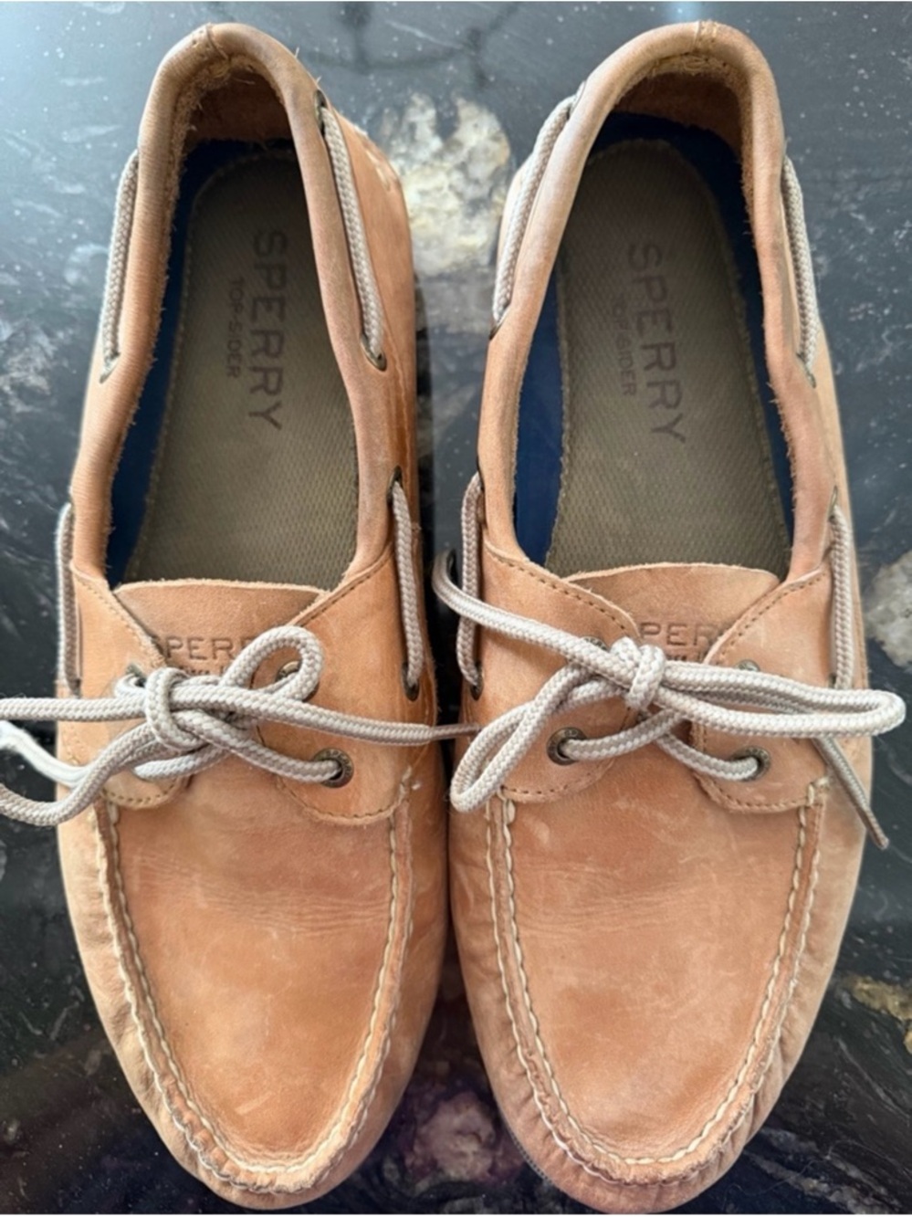 Sperry Top-Sider Authentic Original 2-Eye Boat Shoe in Tan Leather